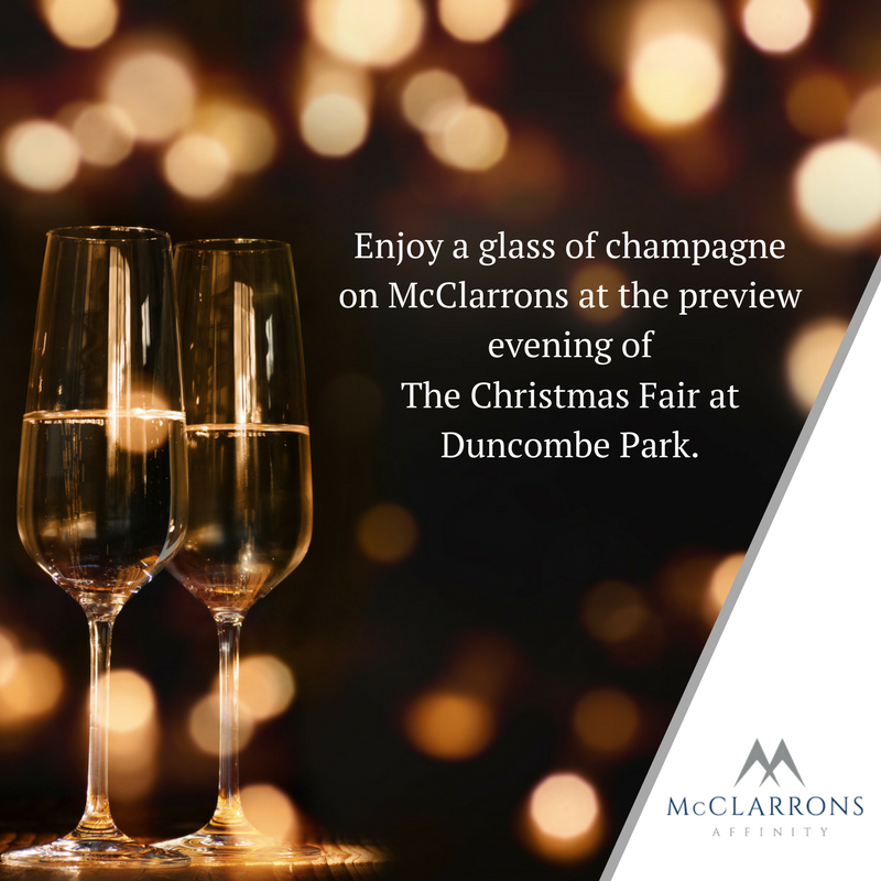 McClarrons's tweet photo. We are very proud to be supporting @TheXmasFair at Duncome Park this year! Come and join us on the preview evening for a glass of champagne. https://t.co/pbVKmmBg0D