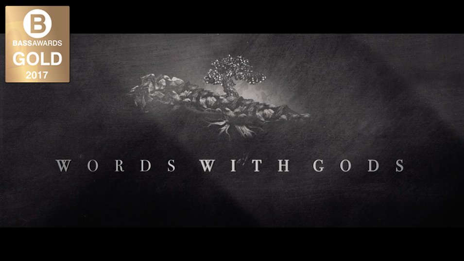 Bassawards_org's tweet photo. Gold in BEST FILM TITLES 2017 to... @diecinueve36 with "Words With Gods". Congratulations! Watch it here: https://t.co/xO18uMU8Tm https://t.co/OLOCdlDo9t