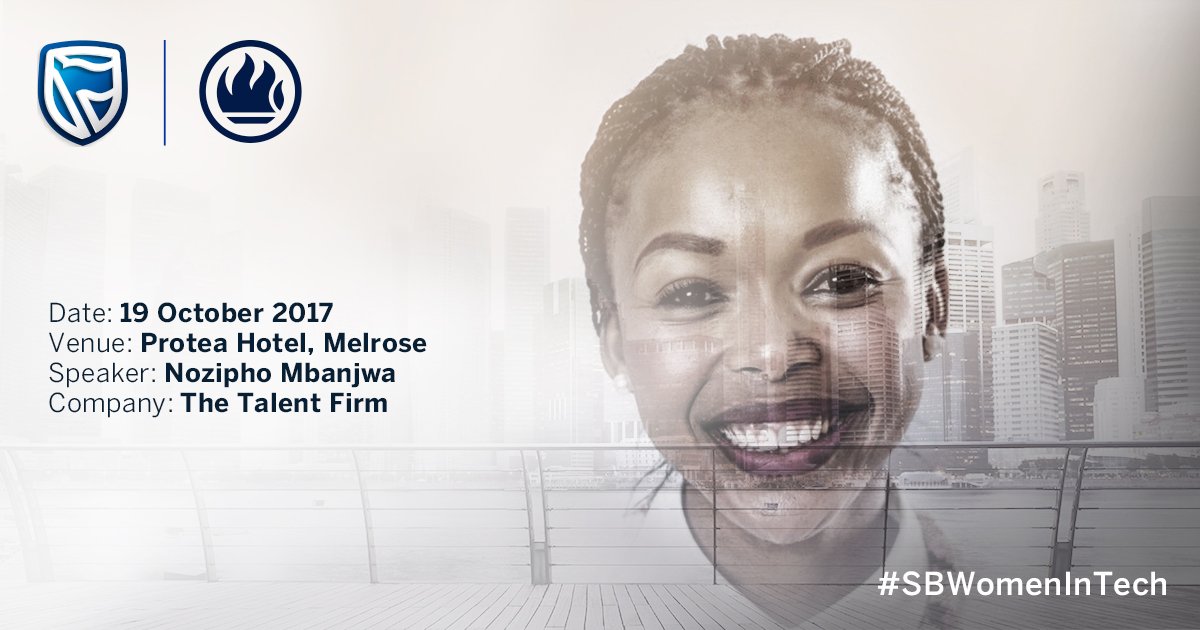 jayshnaidoo's tweet photo. Our master of ceremony is the wonderfully aticulate @therealnozi. From launching the #SBIncubator in 2015 to MC'ing today's #SBWomanInTech https://t.co/uQySECo3Ds