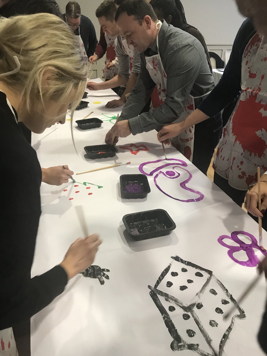 JanetteSheerman's tweet photo. Developing Managers #MessyManagers #induction day 1 #creativity @UlsterBizSchool @B00M_Collective @StudyAtUlster https://t.co/oiR3Qss9pR