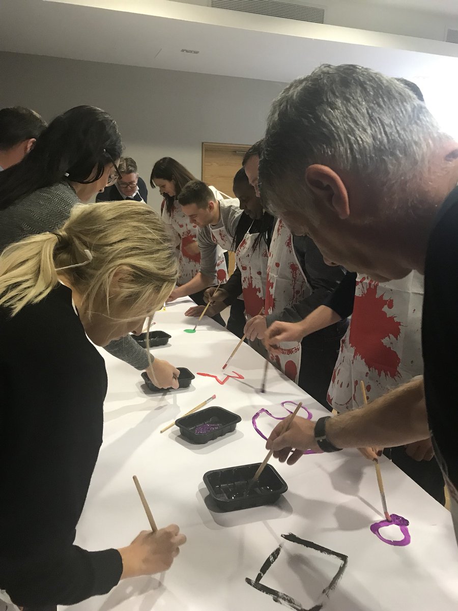 JanetteSheerman's tweet photo. Developing Managers #MessyManagers #induction day 1 #creativity @UlsterBizSchool @B00M_Collective @StudyAtUlster https://t.co/oiR3Qss9pR