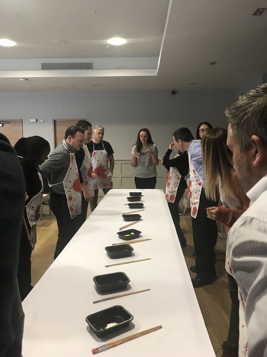 JanetteSheerman's tweet photo. Developing Managers #MessyManagers #induction day 1 #creativity @UlsterBizSchool @B00M_Collective @StudyAtUlster https://t.co/oiR3Qss9pR