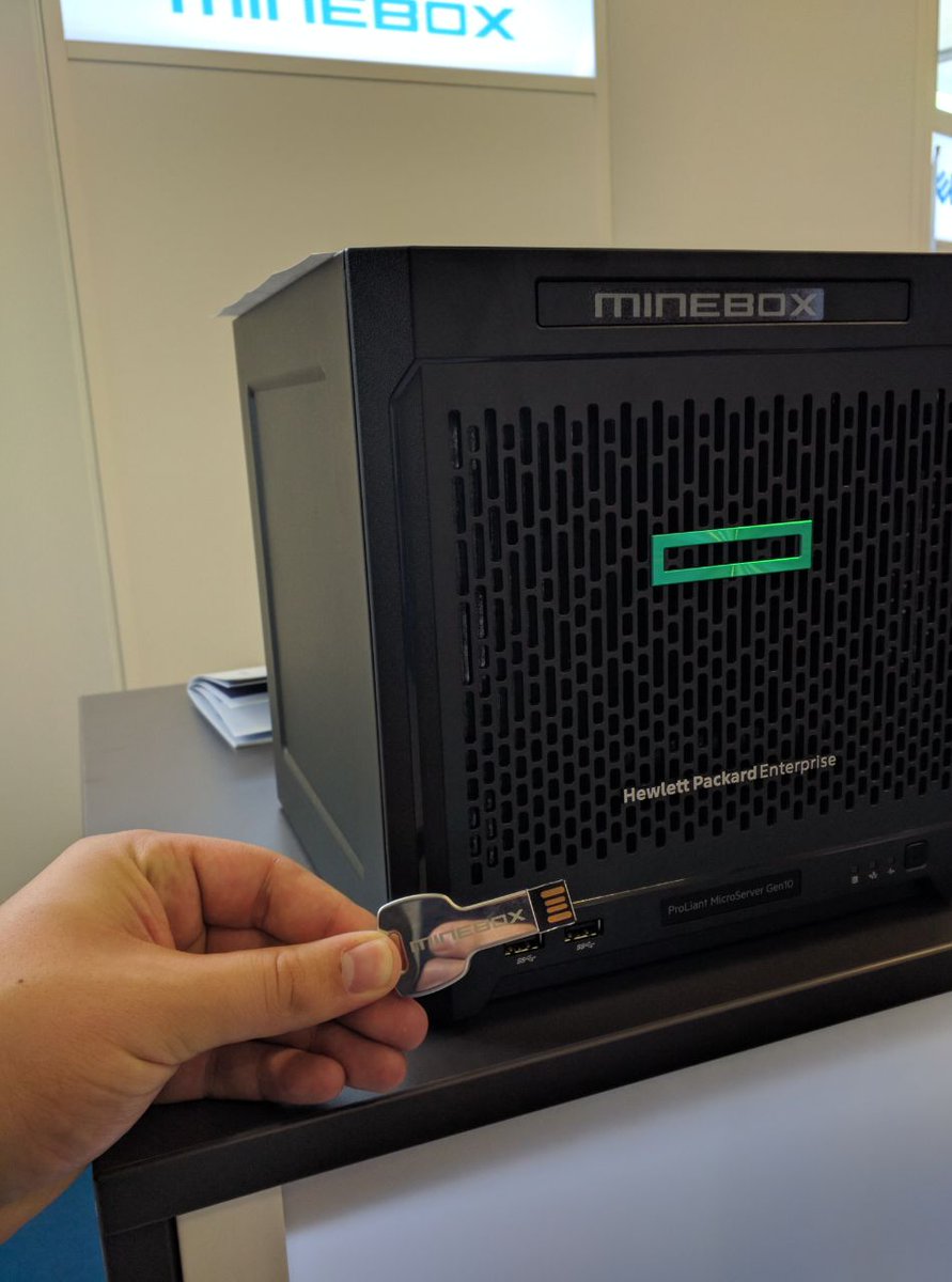 We are at #Austrian #Cloud Congress organized by TechData presenting our Minebox NAS that has built-in #backup via P2P cloud and disaster recovery via private keys controlled by the USER! 

This is how we avoid single point of failure!