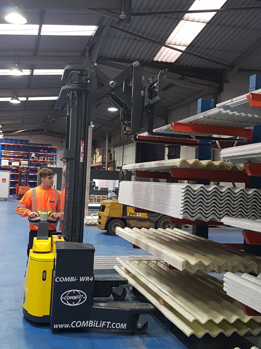 cts_team's tweet photo. @Combilift - thanks for the retweet - A fantastic piece of kit!!  The guys love how versatile the machine is...ideal for their job. 👍 https://t.co/PAUDWPPkdx