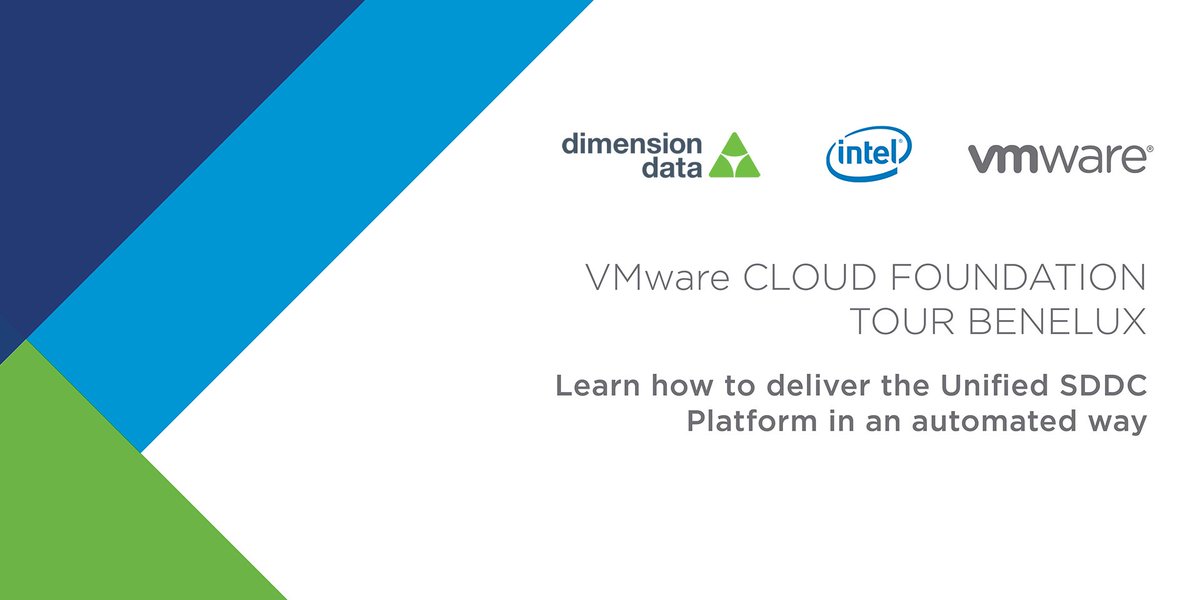 DimensionDataBE's tweet photo. Simplify building a (private) #cloud. Register for @VMware_BE Cloud Foundation Roadshow on 22 and 23 Nov: https://t.co/T3oISbdbpz https://t.co/l4oGrOYqHh