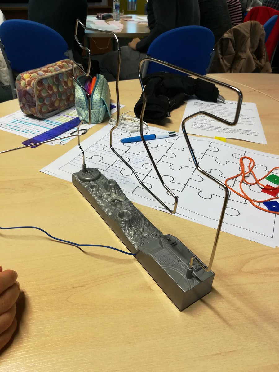 sarahmiles_ysj's tweet photo. Learning about autism and fine motor skills #autismandlearning #ysjprimed #3rdyear https://t.co/pd16WPxiMM