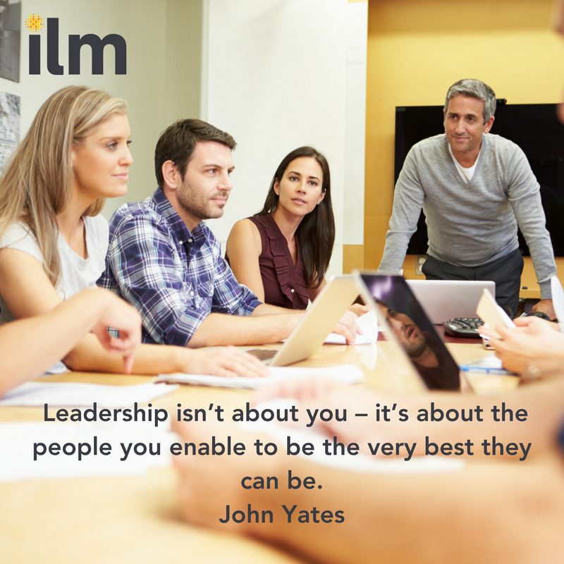 ILM_UK's tweet image. "Leadership isn’t about you – it’s about the people you enable to be the very best they can be." @MD_ILM #ThursdayThought #Leadership