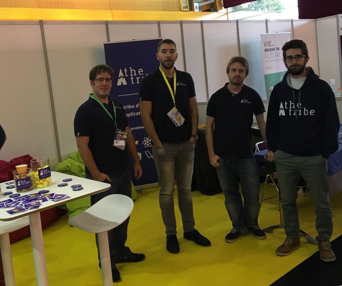 thetribeio's tweet photo. Venez rencontrer les Sioux de @thetribeio pendant le #devfestnantes #beacoder https://t.co/9R7t2l4MwK