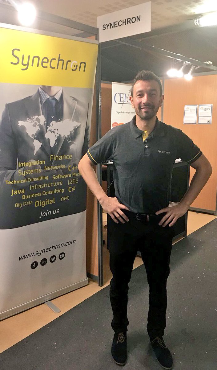 Synechron's tweet photo. Excited to participate to @ENSEIRBMATMECA #CareerFair today – sharing great opportunities for great candidates! 🎓# Job #FinServ #HR #Ingenib https://t.co/GK68PL6XmV