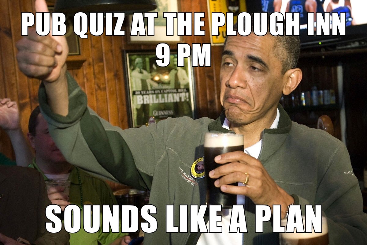 He’s coming, are you? £1 entry loads of prizes &amp; tasty snacks, Thursday nights done the right way. 🍻🍻 <a href="/ThePloughInn_/">The Plough Inn</a>