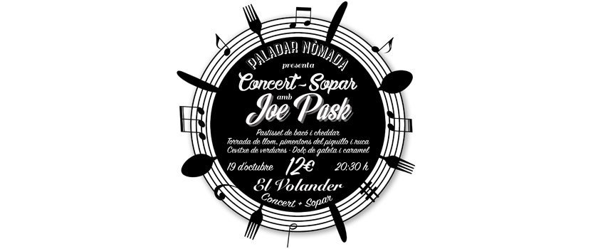 movingtickets's tweet photo. #Hoy en #ElVolander #Valencia #JoePask en los #ConcertsSopar de @paladar_nomada Entradas 🎫 https://t.co/YKNCJuUNxA https://t.co/0XG6K7qnSL