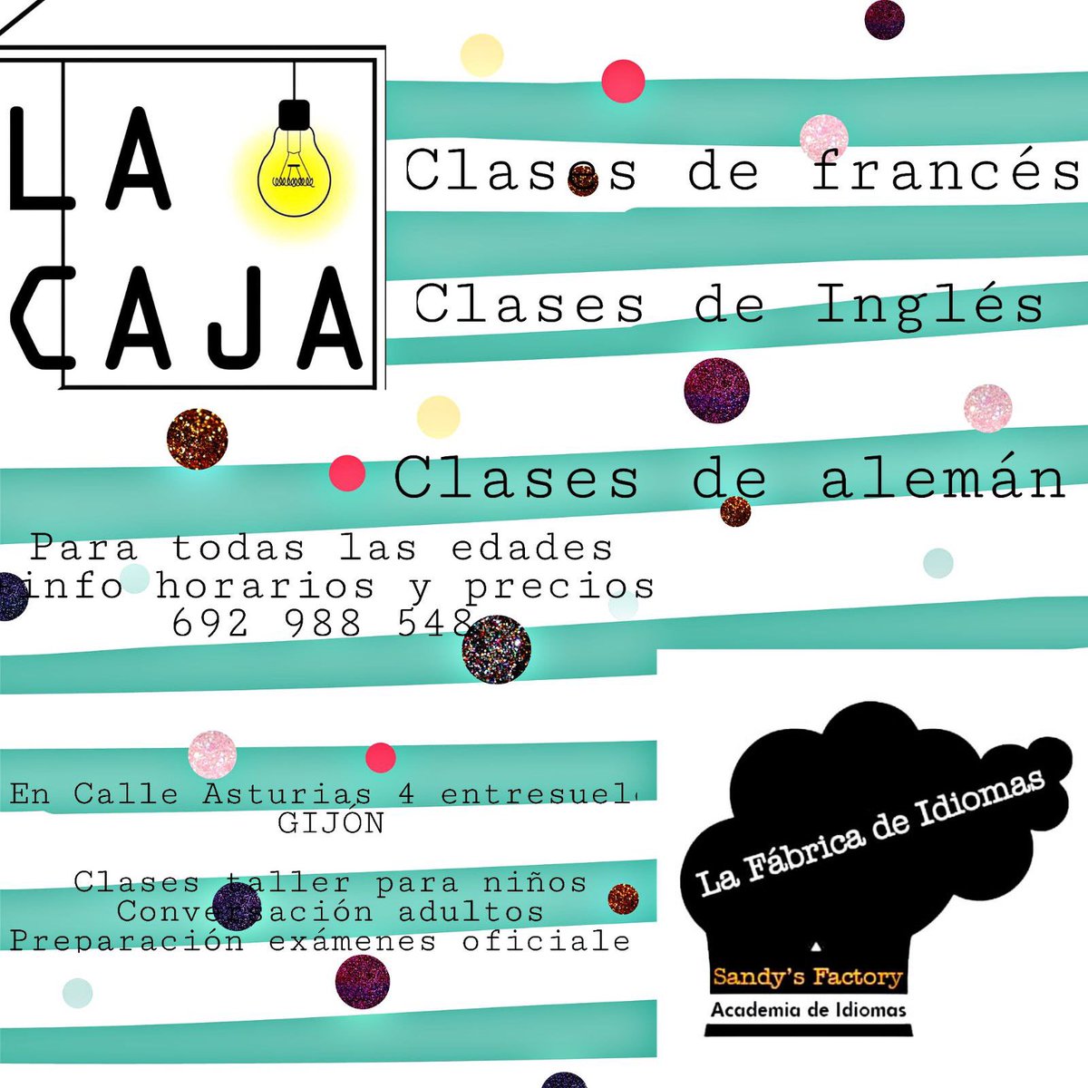 Atención a estos #cursos de #idiomas que se organizan en la-caja.es. Grupos reducidos y #enseñanza alternativa. ¡Éxito total!