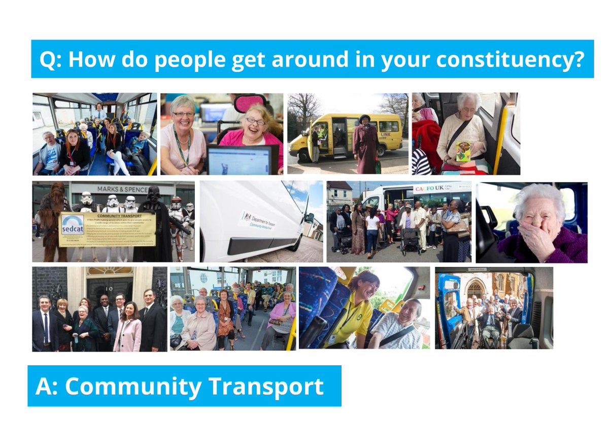 CTAUK1's tweet photo. Important questions by several MPs on #CommmunityTransport at today's @transportgovuk questions. Don't forget to contact your local MP. https://t.co/tBec4xkNJQ