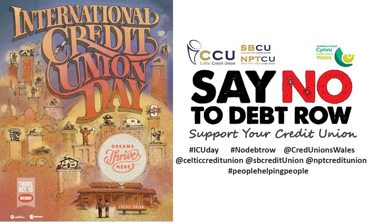 NPT_YS's tweet photo. We're supporting the celebration of International Credit Union Day @nptcreditunion @CredUnionsWales #ICUDay #nodebtrow https://t.co/JRUIQQHTtH