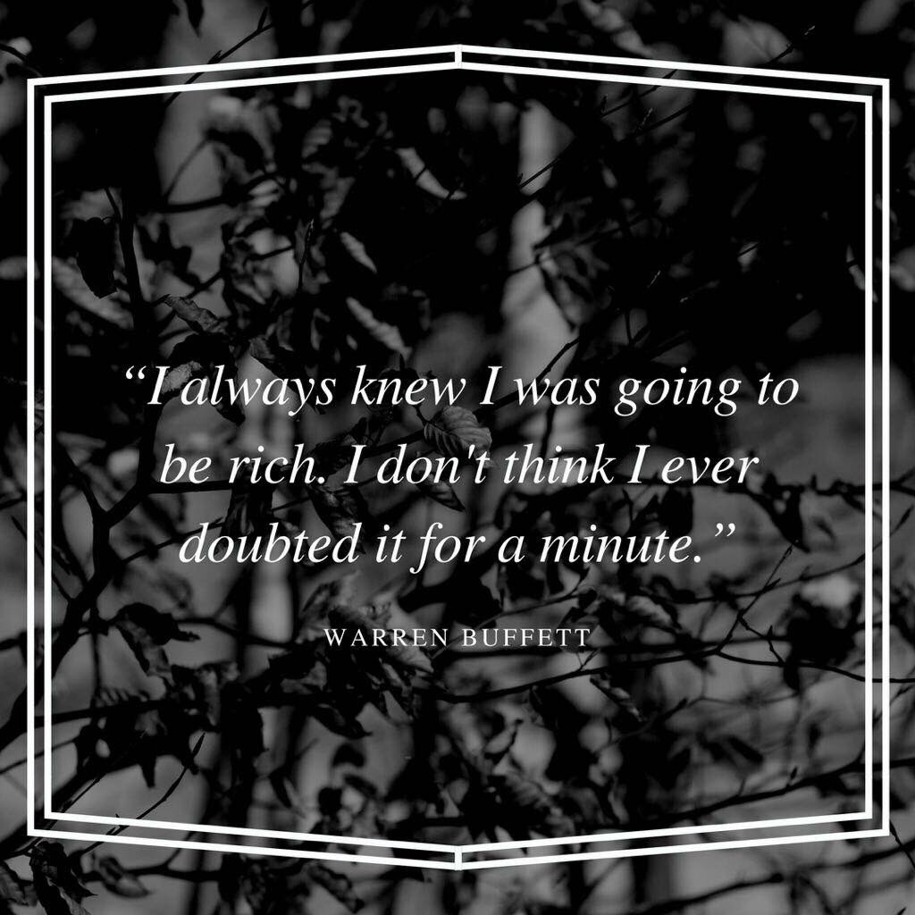 moneyathena's tweet photo. “I always knew I was going to be rich. I don't think I ever doubted it for a minute.” - #WarrenBuffett 

#quoteoftheday 
#MoneyAthena https://t.co/yxXH2q4j1D
