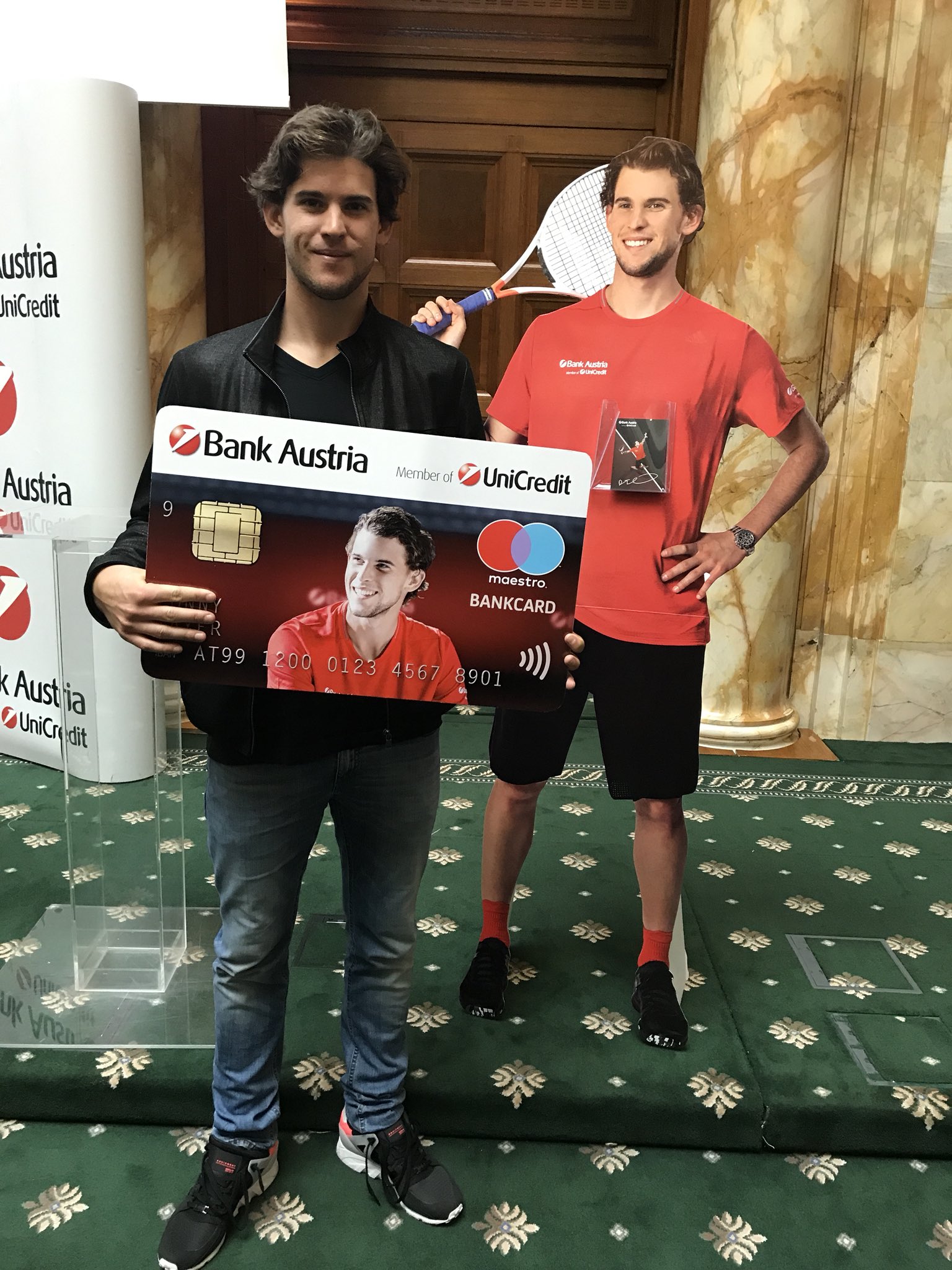 Unicredit Bank Austria Ag On Twitter Dominic Thiem Mit Der
