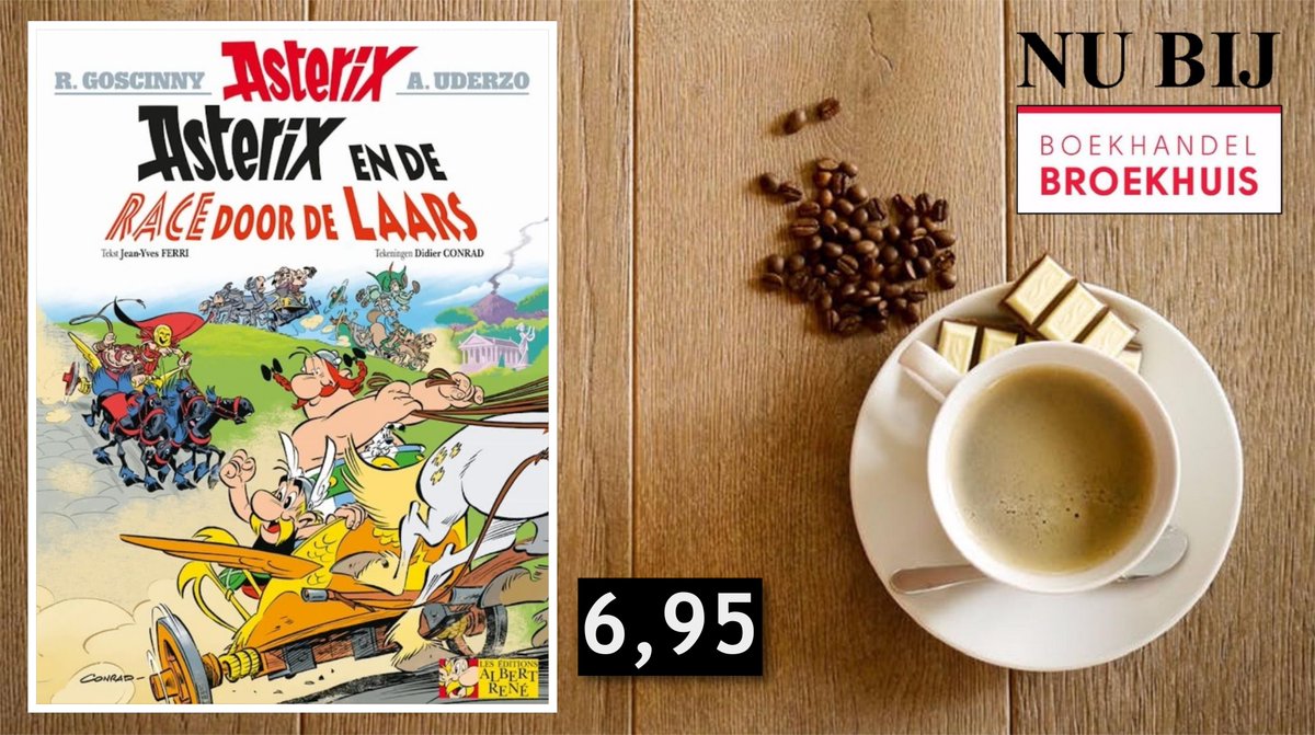 NU GESTAPELD BIJ BROEKHUIS: DE NIEUWE ASTERIX!

Bij Toutatis! De nieuwe <a href="/asterixofficiel/">@asterixofficiel</a> is binnen: 'De race door de laars'. Tot zo!