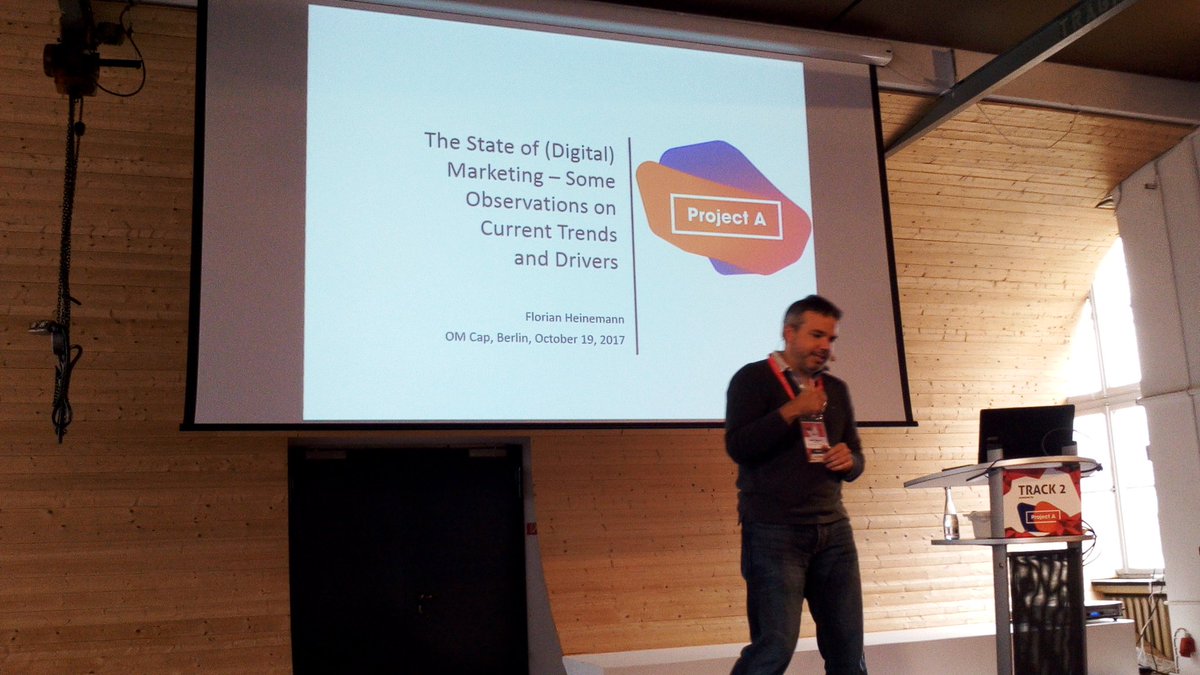 Erneut ein TOP-Grund für die <a href="/omcapital/">OMCap Berlin</a> Teilnahme: Die scharfen Gedanken von <a href="/fheinemann/">Florian Heinemann</a> zum State of #DigitalMarketing #OMCap17 #ProjectA