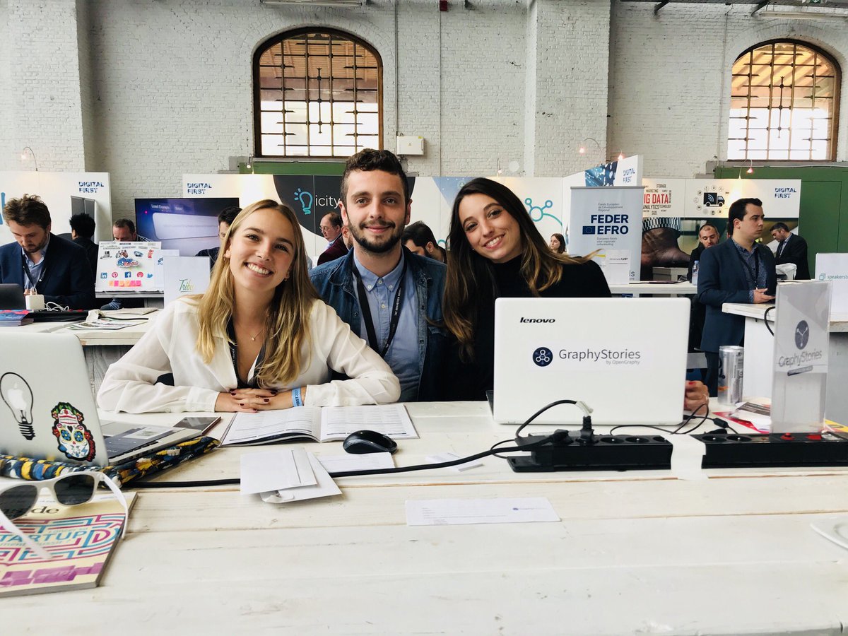 GraphyStories's tweet photo. Our team in the Start-up Village // Digital First 2017 at Tour & Taxi #digitalmarketing #graphystories #digitalfirst https://t.co/rE6igdnILH