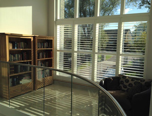 TheShutterShop's tweet photo. One of our favourite #shutterinstalls so far. The shutters create privacy without compromising the lighting and view https://t.co/WlrLAdGRJD https://t.co/gsESr285cN