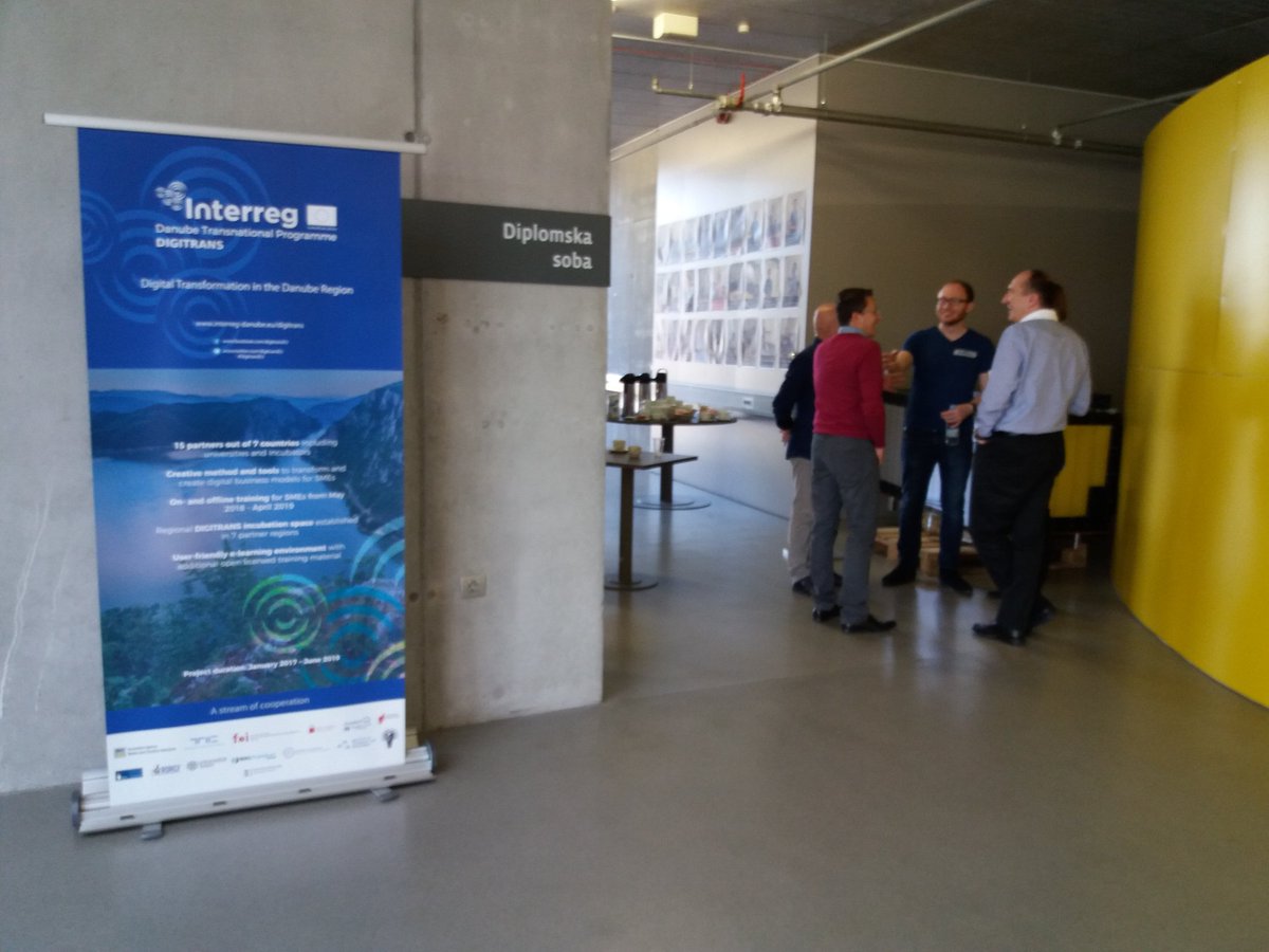 Albena_Antonova's tweet photo. Great workshop on Digitrans Business Model digitization @UniversityLjubljana #DigitransEU https://t.co/AfyHRgJgGa
