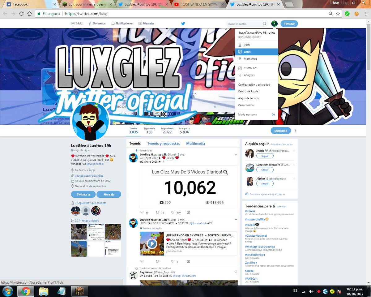 JoseGamerProYT's tweet photo. @luxgl #SorteoSD Yo participo si cumplo con los riquisitos xd https://t.co/BTBFONKleU