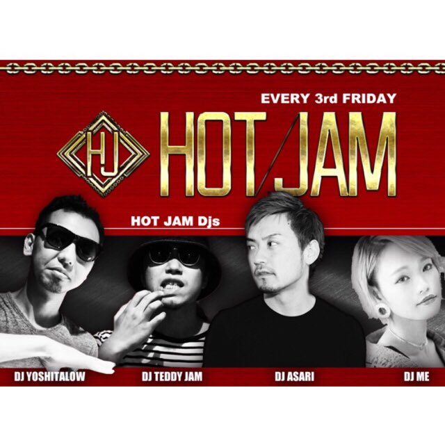 DJASARI's tweet photo. 今週20日金曜日はBAR ISNT ITにてHOTJAM🔥
HOTJAMならではの選曲でお馴染みのDJsで盛り上げますので皆さん是非‼︎ https://t.co/YSad7cJ1sG