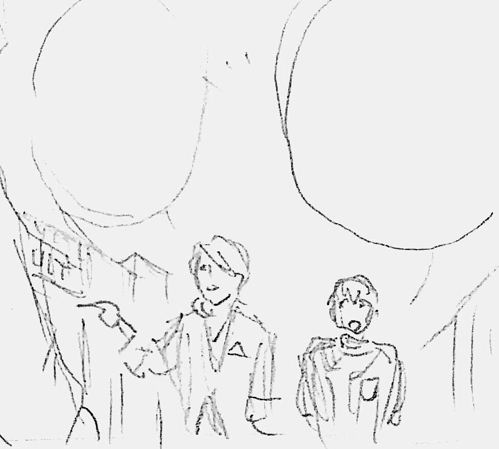 だんだん雑になる下書き 