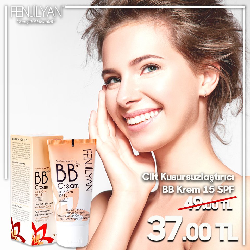 Cilt Kusursuzlaştırıcı BB Krem 49,00 TL yerine 37,00 TL!
Hemen satın almak için;
ow.ly/RMDL30bVhuT
#fenjilyan #youthactivator