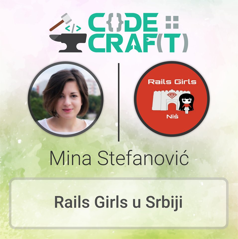 HTECgroup's tweet image. Još jedna uspešna priča o #RailsGirls u Srbiji. Ovog puta u Nišu na #CodeCraft2017 by @hmm_mina