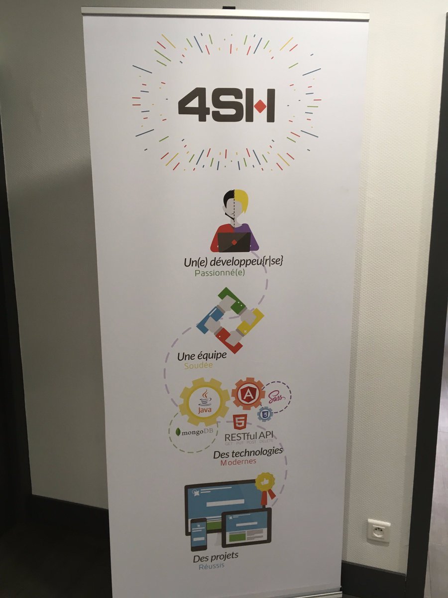 4sh_france's tweet photo. 4SH à la rencontre de nouveaux talents à #ingenib : UX Designer, Consultant, Développeurs et Stagiaire. RDV aujourd'hui pour découvrir #4SH https://t.co/lzK7hWsoC3