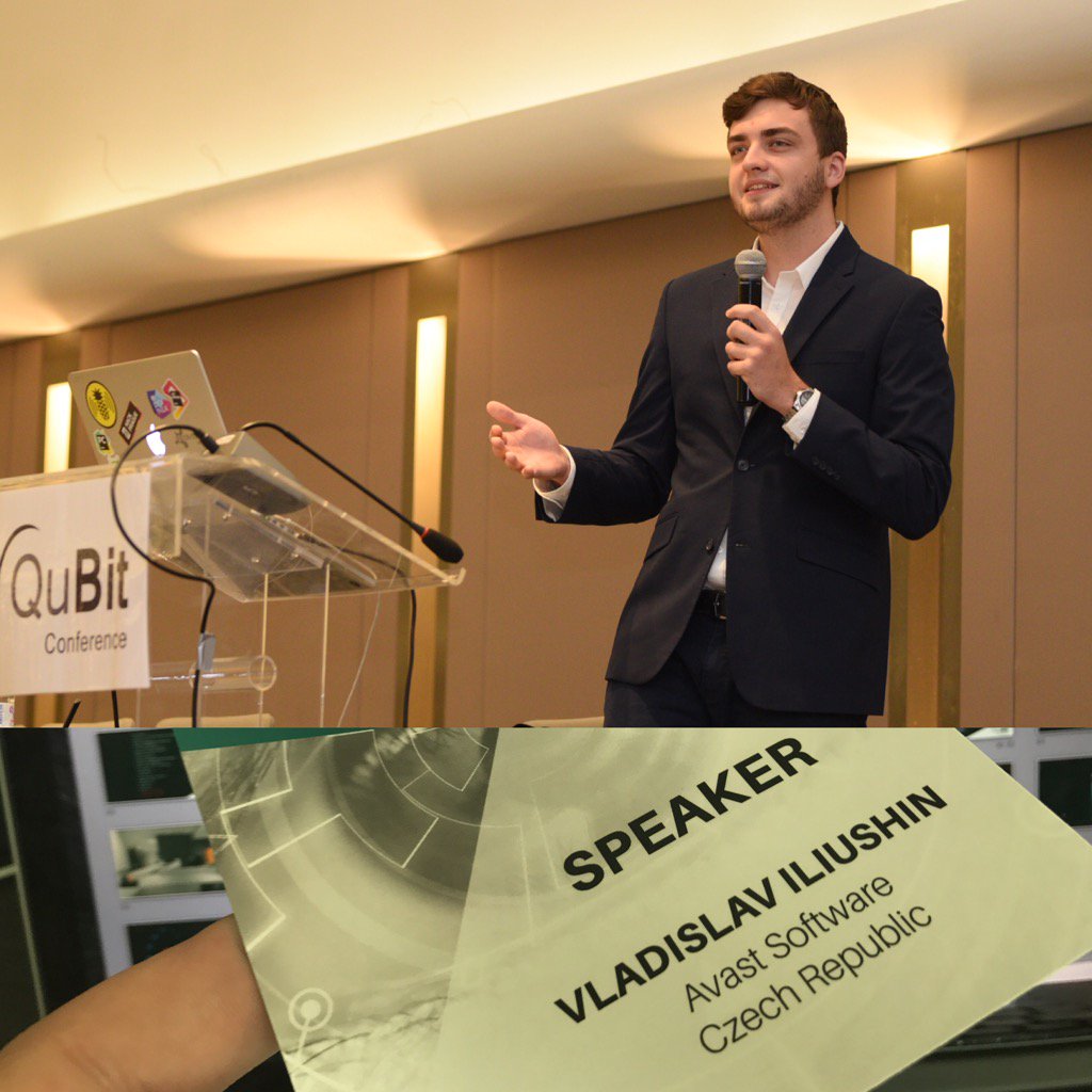 vlad_iliushin's tweet image. That&apos;s how it&apos;s done. Presentation of #darksideofiot on #qubit2017 is over. Thank you @QuBitCon and @avast_antivirus