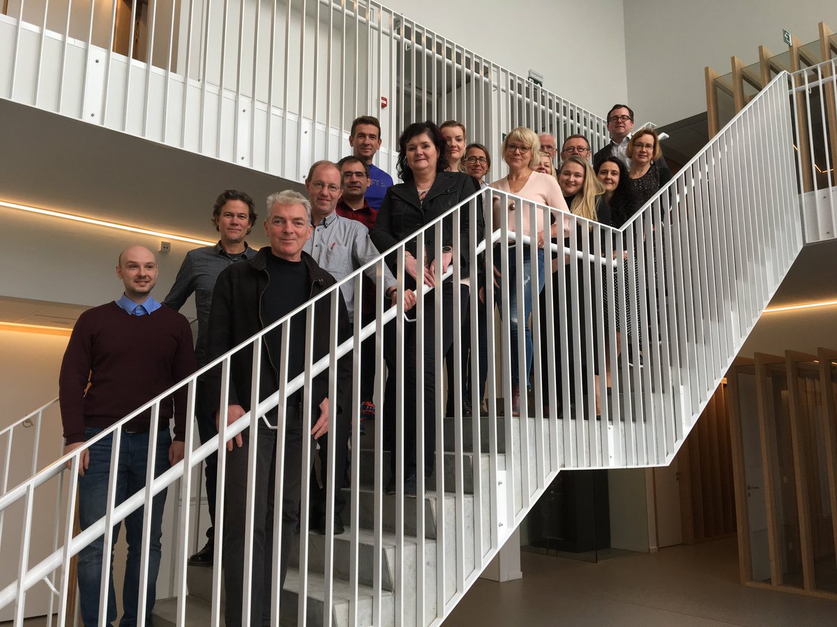 Effective ECMT+ team working at Vives University College. Enthusiastic spirit!