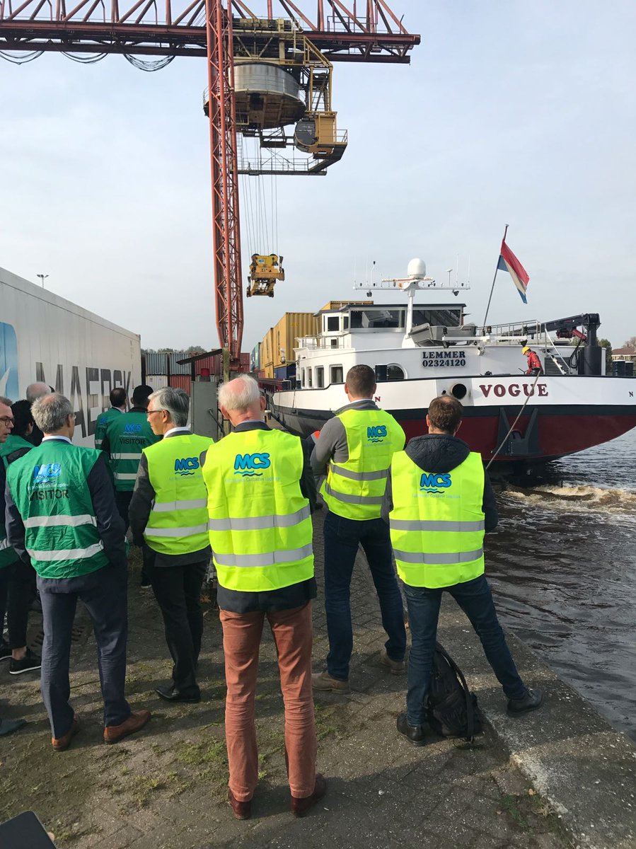 mcsterminals's tweet photo. Vandaag neemt MCS deel aan het #multimodalevent, wij wensen onze gasten een leerzame ochtend op onze terminal in Meppel @portofzwolle @NTnl https://t.co/GVfSpmblr1