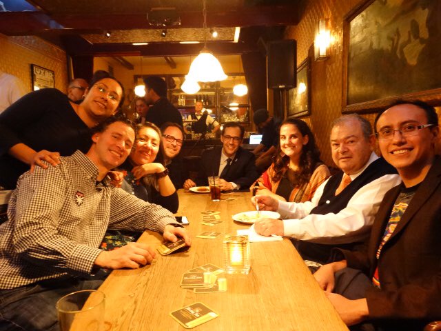 Mexican Ambassador to the Netherlands Edgar Elias-Azar visits the Earthquakes Charity Event organized by Mexican <a href="/univgroningen/">University of Groningen</a> students <a href="/EmbaMexNL/">EmbaMex Países Bajos</a>