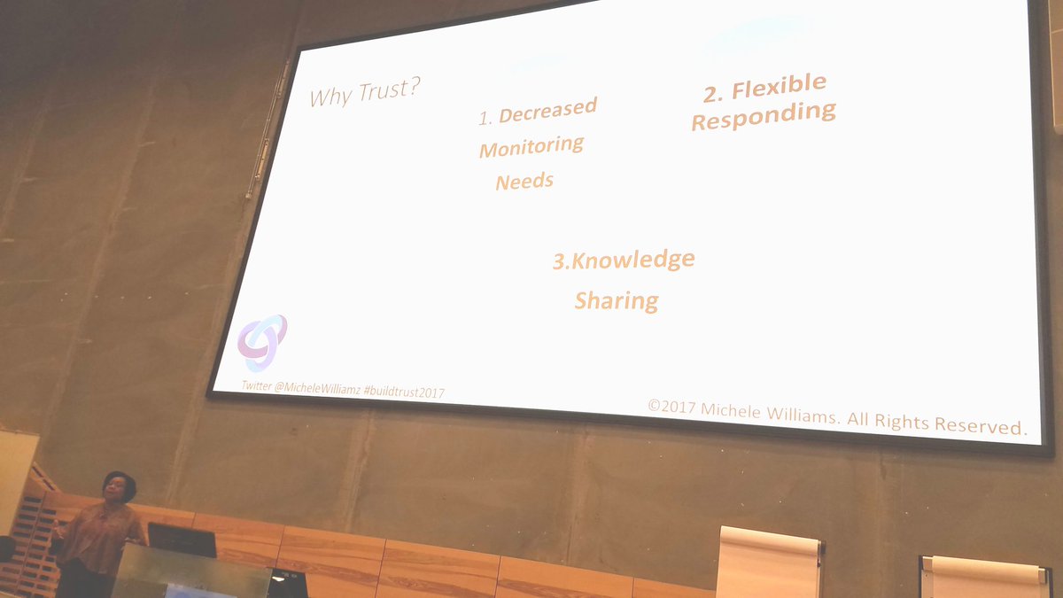 kdlucas04's tweet photo. .@MicheleWilliamz: why trust is important, breaks down the myth of trust, + reframes trust as socially constructed + co-produced. #rcrtable https://t.co/Id1CK0b4Di