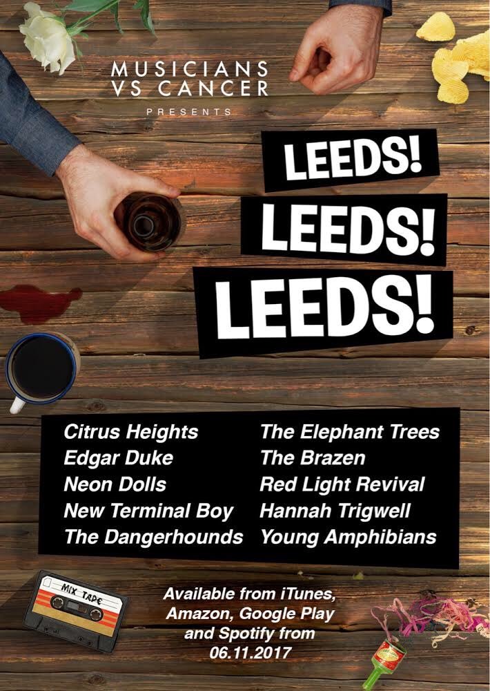 A N N O U N C E M E N T: we’re on the new Musicians Vs Cancer mixtape! Very proud to be alongside some tight artists for a great cause