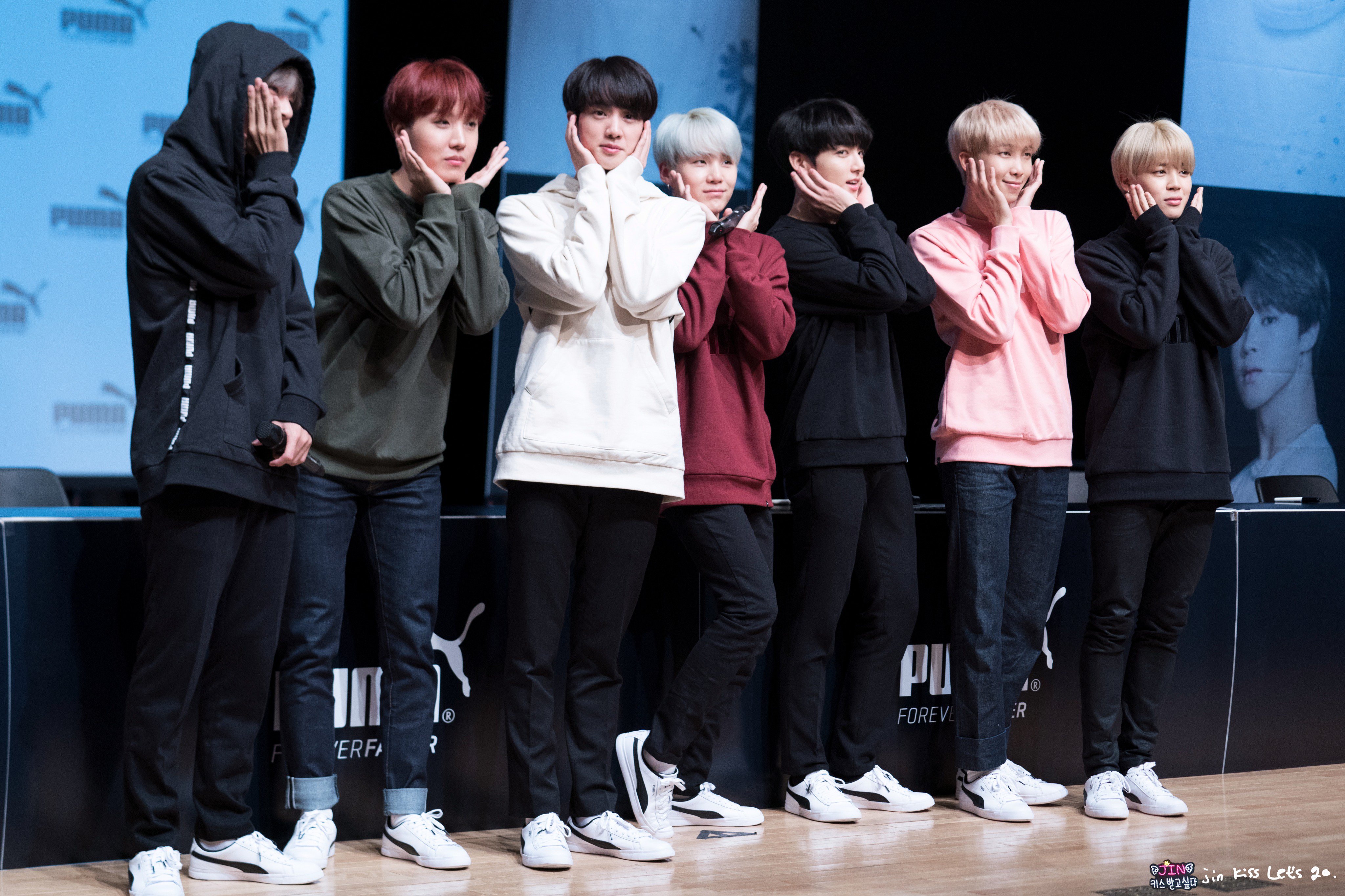 bts puma fansign 2018