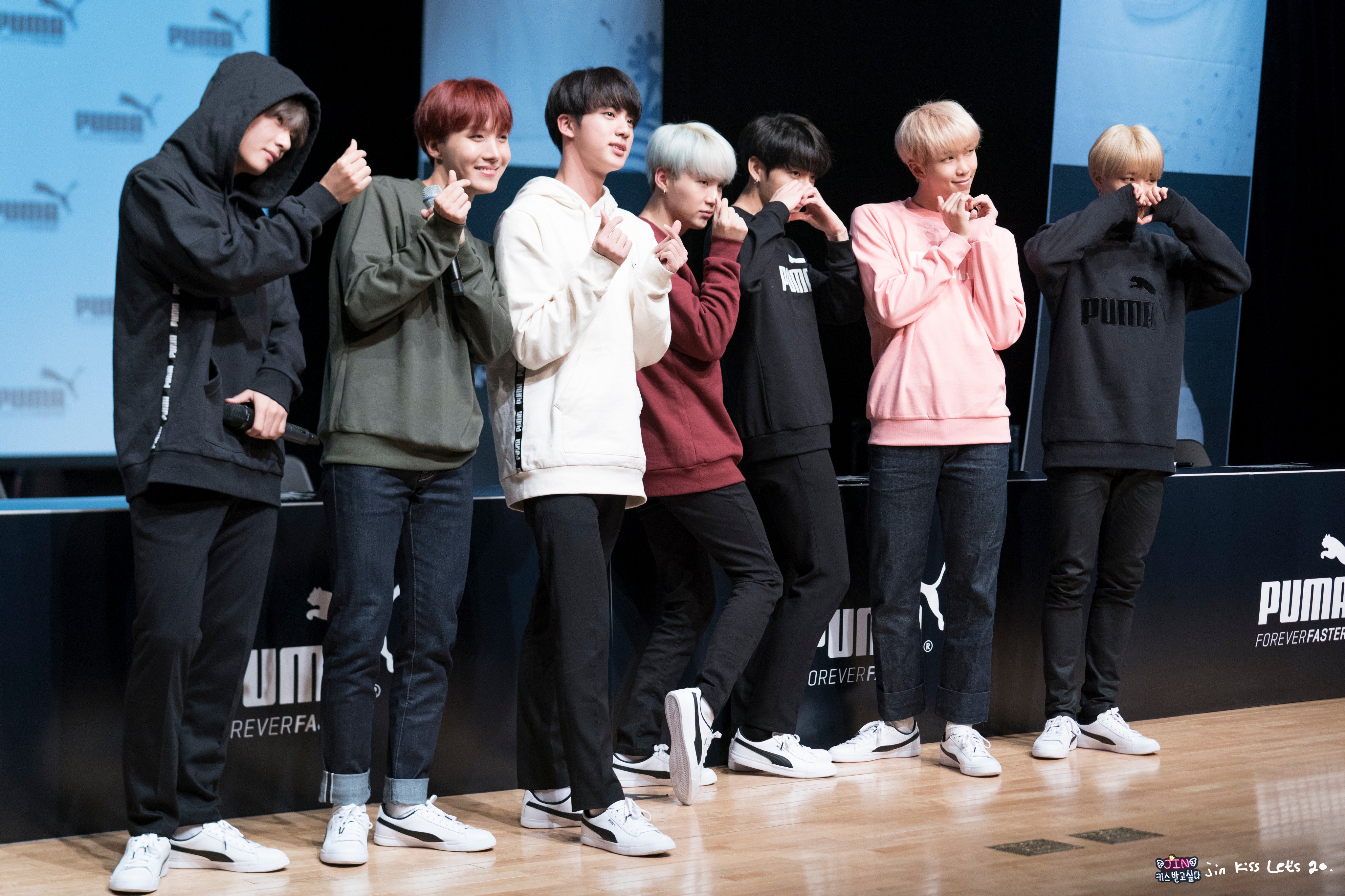 puma bts fansign