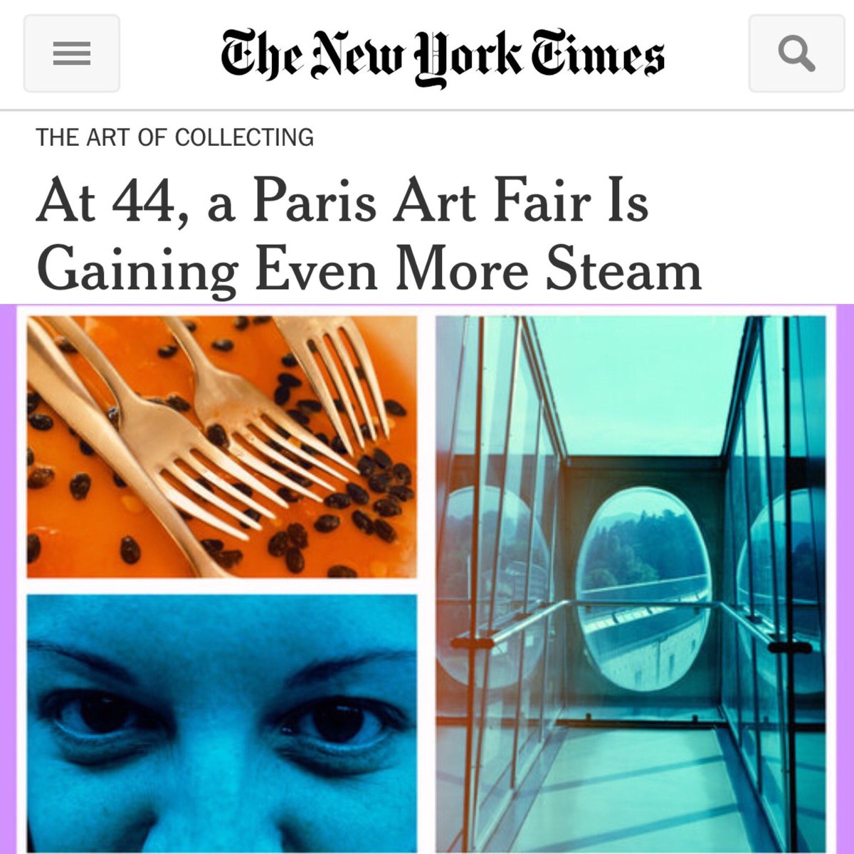 GypsumGallery's tweet photo. @bas_mag and his work @FIAC in the @nytimes  https://t.co/ndPif3kZG1 https://t.co/RQPQ4nnobH