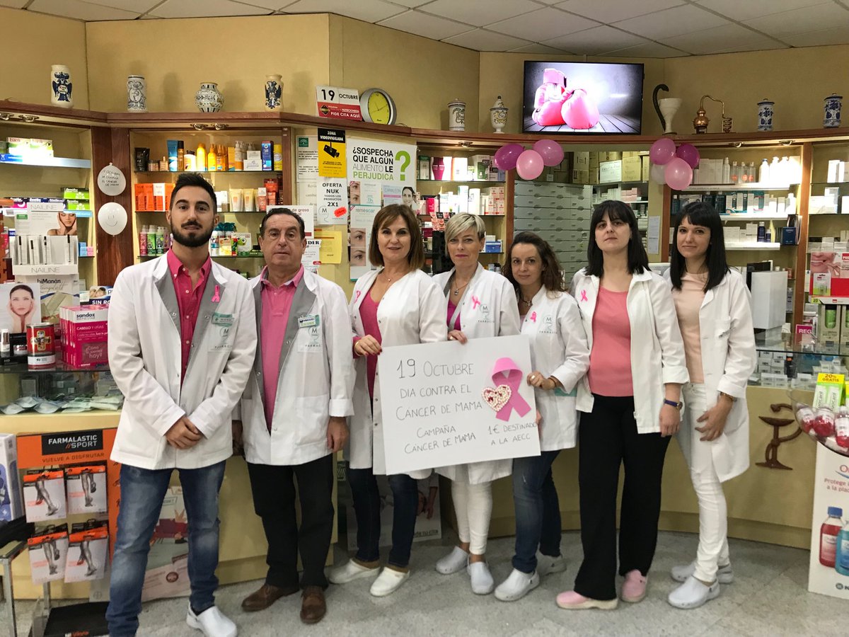 Farmacia Martínez Conesa en el DÍA CONTRA EL CANCER DE MAMA 🎀
¡Visítanos y colabora!
#MeUnoAlRosa