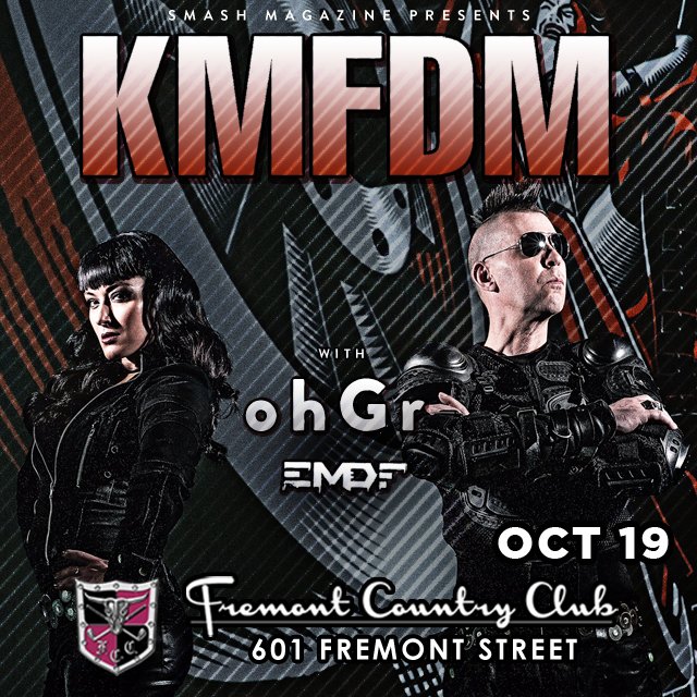 ChinHwal's tweet photo. Who's comin? Thursday 10/19 @kmfdmofficial @ohgrofficial and #emdf @fremontcc @601fremont https://t.co/EslqZeE3cJ #Vegas https://t.co/BxWdT3SGHM
