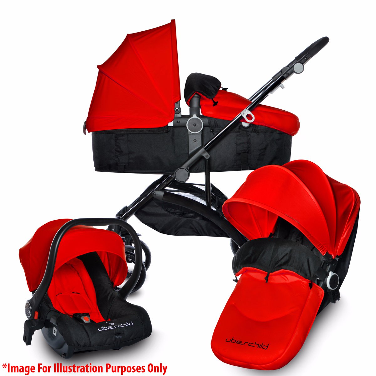 uberchild 3 in 1 travel system