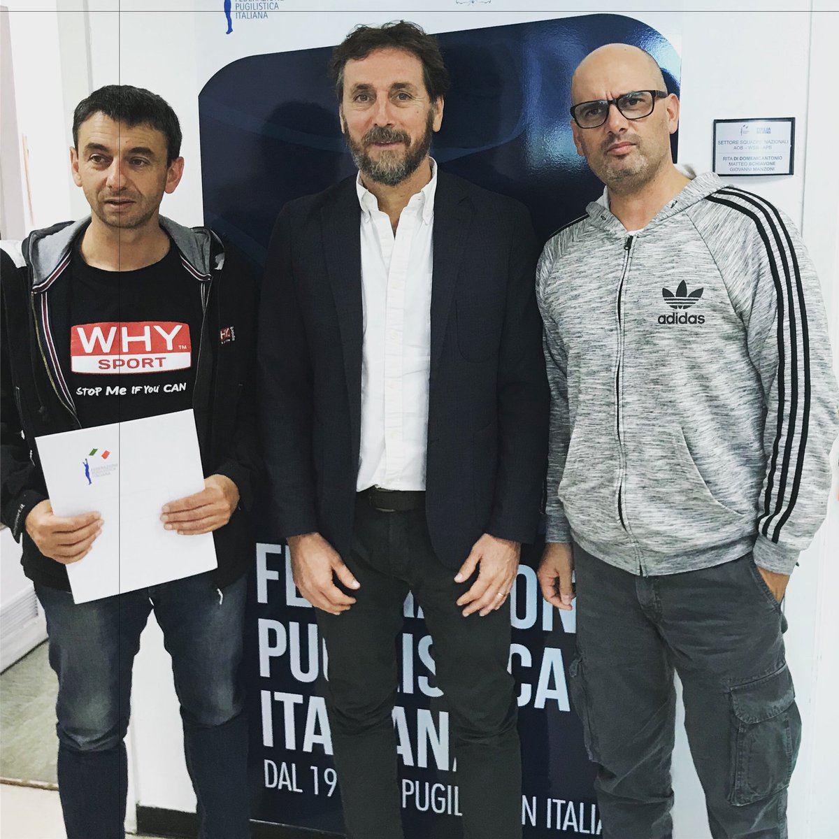 FPIBoxe's tweet photo. #Integratori #WHYSport New Official Supplier @FedPugilistica #itaboxing👍😜👊💪🇮🇹 https://t.co/Le2vW4ORqU