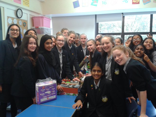 DCHS_Maths's tweet photo. 8L with their collection for Harvest! Well done to everyone - a great whole form contribution! @ChallonersHigh https://t.co/JuYqR8uFMe