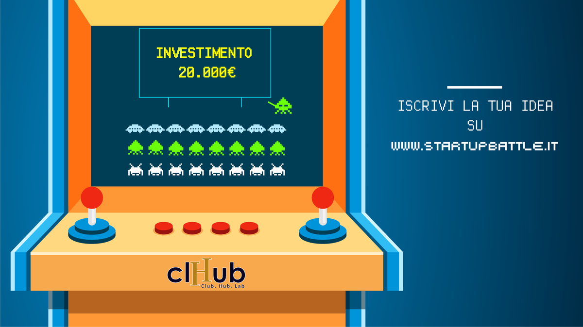 EquinvestCrew's tweet photo. 🎯Ritorna #StartupBattleIT di @clhub_ 
Candida la tua #startup entro il 29/10, in palio un investimento di 20K. https://t.co/KJ9VD4TCOO https://t.co/H02AnPn7aG