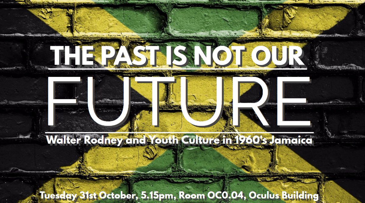 Warwick_Law's tweet photo. The Yesu Persaud Centre for Caribbean Studies presents.
All welcome, refreshments available. #warwick2017 #walterrodney 👇 https://t.co/rUVcOk5sXo