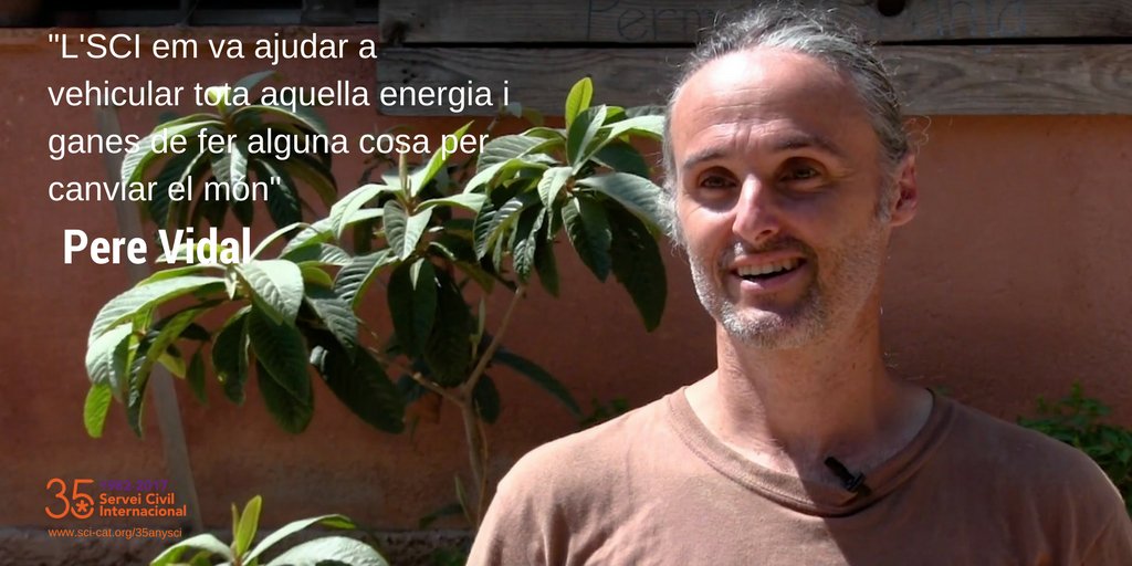 ServeiCivilCat's tweet photo. En Pere Vidal va ser president de l'SCI i continua transformant el món amb el projecte #CanPipirimosca. #35anysSCI  https://t.co/g8sz5omNMs https://t.co/Rt2rEMjSf2