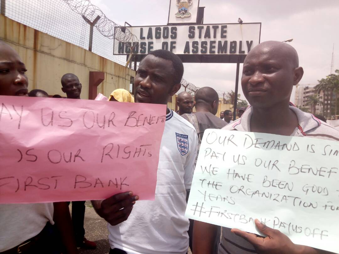 FBNPayUsOff's tweet photo. Pls lend us your voice (by RT) against @FirstBankngr to pay our Exit Benefit
#FBNPayUsOff

Cc: @BBoason @DrJoeAbah @Gidi_Traffic @seunokin https://t.co/Bp7LCtSrUL