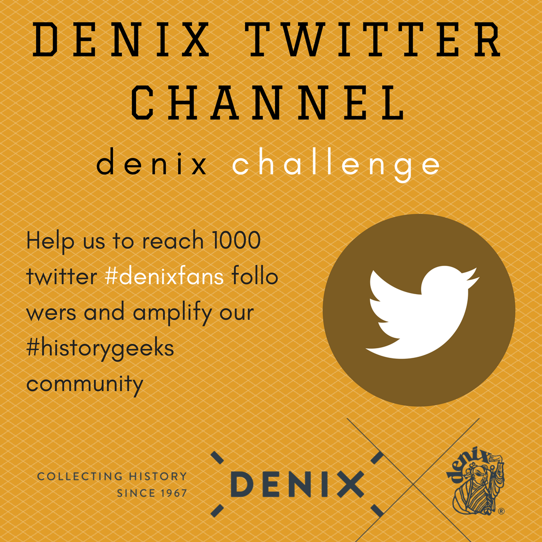 DenixReplica's tweet photo. Tell to a #historygeek : Denix #twitter challenge: 1000 followers in a few days #history #replicas #replicaguns #replicaweapons https://t.co/P01mpCShf1
